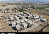 افتتاح 34 واحد مسکونی روستای سیل‌زده چم مهر پلدختر توسط آستان قدس رضوی + تصاویر