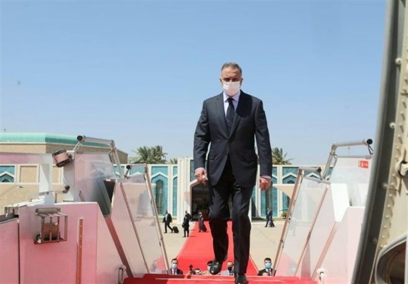 ورود الکاظمی به اردن؛ دیدار با عبدالله دوم پیش از نشست سه جانبه+عکس