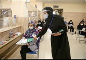 برگزاری کنکور با رعایت پروتکل‌های بهداشتی در قزوین به روایت تصاویر