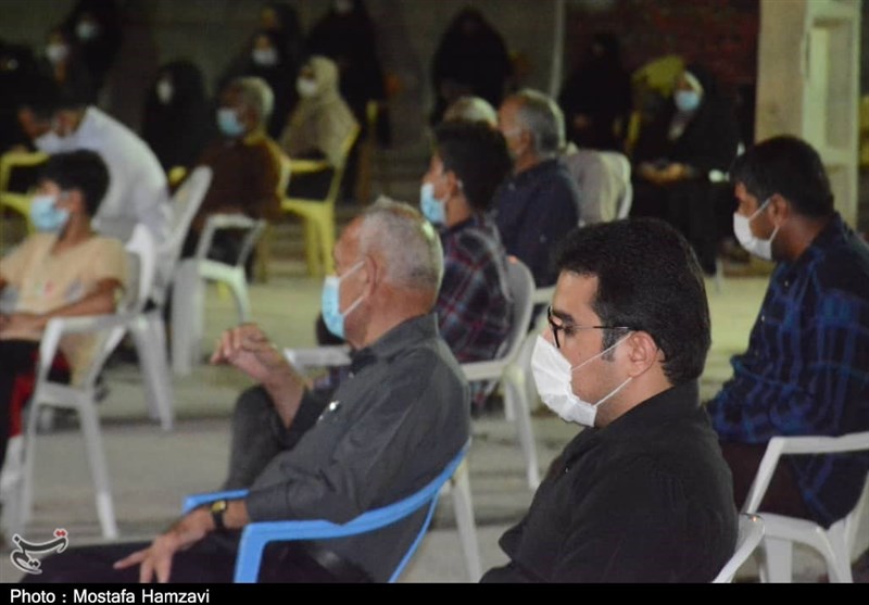 برگزاری مراسم شب دوم محرم در پارسیان/ پروتکل‌های بهداشتی رعایت شد+تصاویر