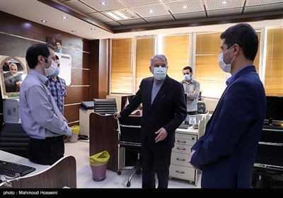 بازدید سیدرضا صالحی امیری رئیس کمیته ملی المپیک از تحریریه ورزشی خبرگزاری تسنیم