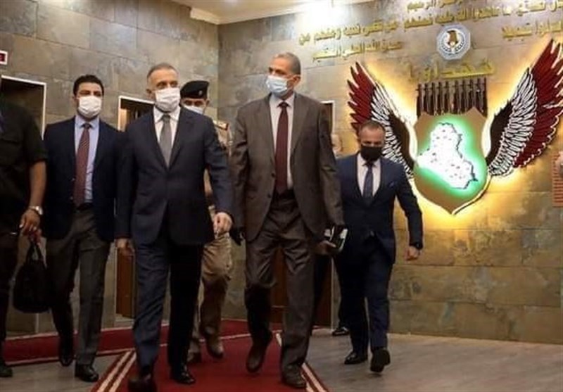 پایان سفر الکاظمی به آمریکا؛ نخست وزیر عراق وارد بصره شد