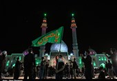 مراسم عزاداری سید و سالار شهیدان در مسجد جمکران به روایت تصویر