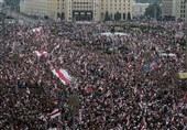 تجمع بزرگ مخالفان در پایتخت بلاروس