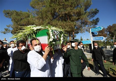  استان کرمانشاه هفتمین شهید مدافع سلامت را تقدیم کشور کرد 
