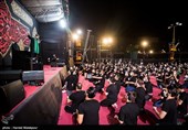 عزاداری شب چهارم محرم در هیئت ریحانةالحسین