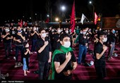عزاداری شب چهارم محرم در هیئت ریحانةالحسین