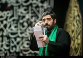 مداحی سیدمجید بنی‌فاطمه در مراسم عزاداری شب چهارم محرم - هیئت ریحانةالحسین