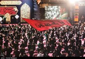 عزاداری شب چهارم محرم در هیئت ریحانةالحسین