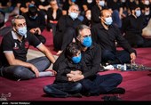 عزاداری شب چهارم محرم در هیئت ریحانةالحسین