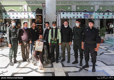 مراسم بزرگداشت سومین روز شهادت شهید مدافع عرصه نظم و امنیت شهید حامد ضابط