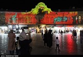 نورپردازی سه بعدی به مناسبت محرم در میدان امام همدان