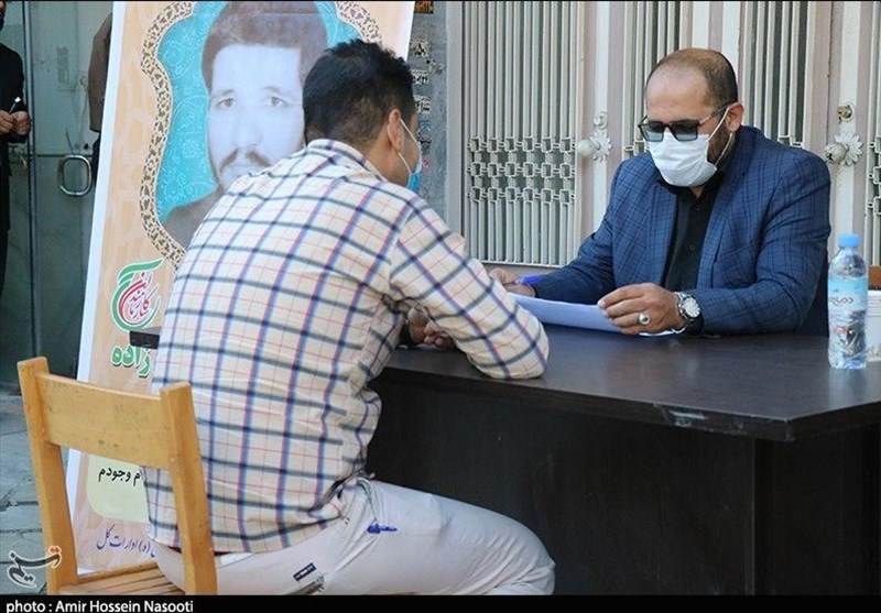 میز خدمت بسیج کارمندی استان زنجان به روایت تصویر