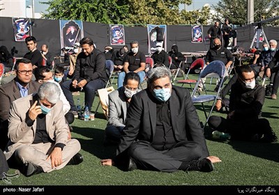پیروز حناچی در عزاداری روز ششم محرم در ورزشگاه شهید سعیدی