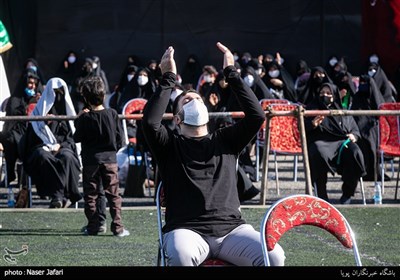 عزاداری روز ششم محرم در ورزشگاه شهید سعیدی
