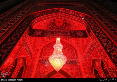 عزاداری شب ششم ماه محرم در امامزاده صالح
