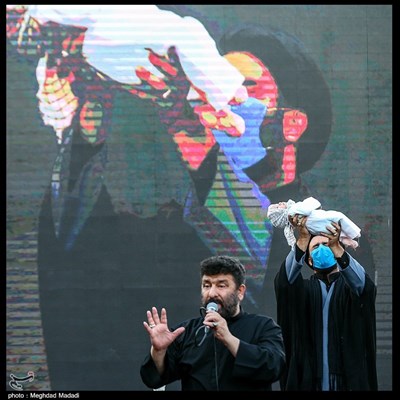 عزاداری روز هفتم محرم در هیئت محبان فاطمه‌زهرا(س)