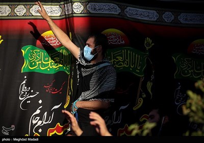 عزاداری روز هفتم محرم در هیئت محبان فاطمه‌زهرا(س)