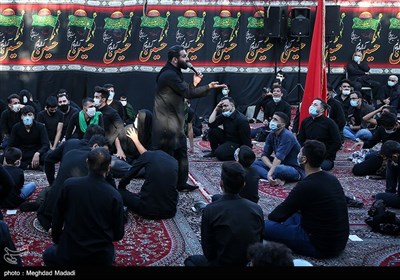 عزاداری روز هفتم محرم در هیئت محبان فاطمه‌زهرا(س)