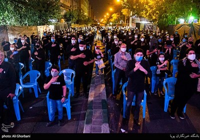 عزاداری شب هفتم محرم در هیئت ابن الرضا(ع)
