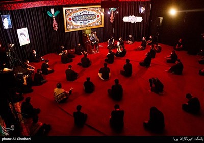 عزاداری شب هفتم محرم در هیئت ابن الرضا(ع)