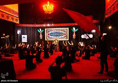 عزاداری شب هفتم محرم در هیئت ابن الرضا(ع)