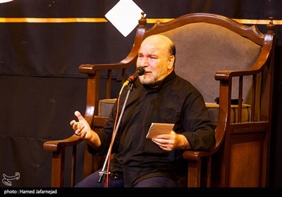  "حسین سازور" در سوگ همسر نشست 