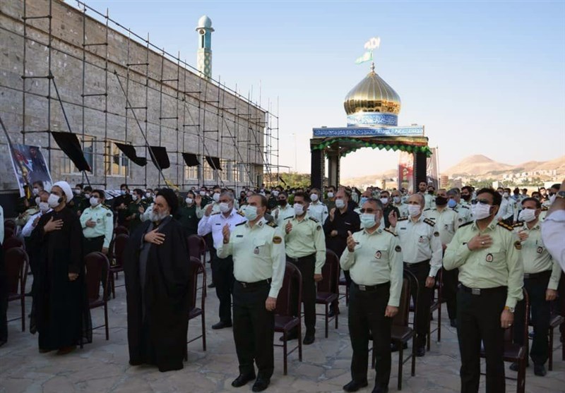 عزاداری سید و سالار شهیدان در جوار مزار شهید گمنام کردستان+تصاویر