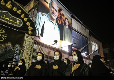 سالگرد شهادت حاج احمد مایلی و عزاداری شب تاسوعای حسینی در محله امام زاده حسن (ع)