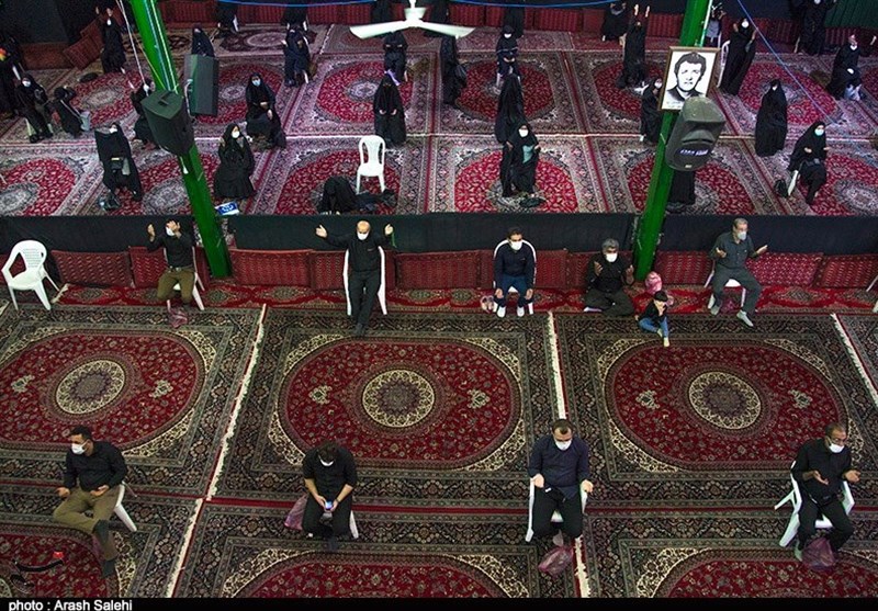 مراسم عزاداری تاسوعای حسینی در حسینیه آسِدجمال قزوین به روایت تصاویر