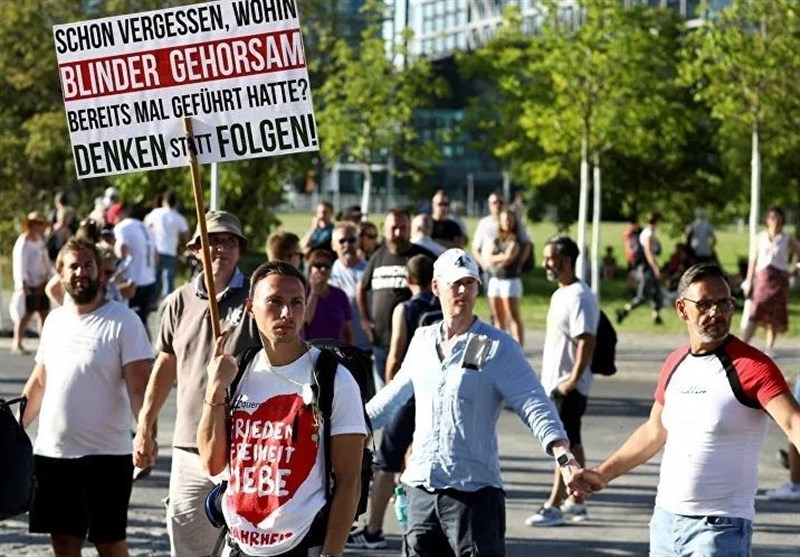 Berlin Police Disperse Protesters despite Court Permission for Rally (+Video)