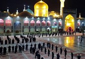 خطبهخوانی شب شهادت حضرت امام رضا (ع) در حرم مطهر رضوی برگزار شد