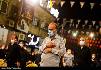 مراسم عزاداری شب عاشورای حسینی حسینیه ثارالله اهواز