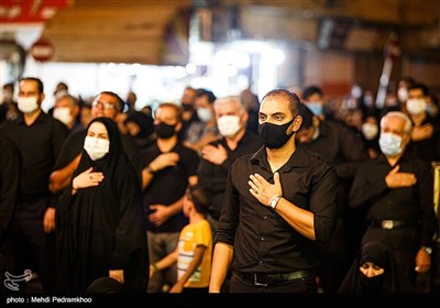 مراسم عزاداری شب عاشورای حسینی حسینیه ثارالله اهواز