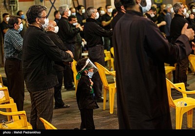 مراسم عزاداری شب عاشورای حسینی حسینیه ثارالله اهواز