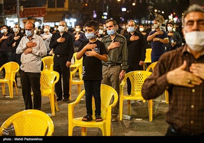 مراسم عزاداری شب عاشورای حسینی حسینیه ثارالله اهواز