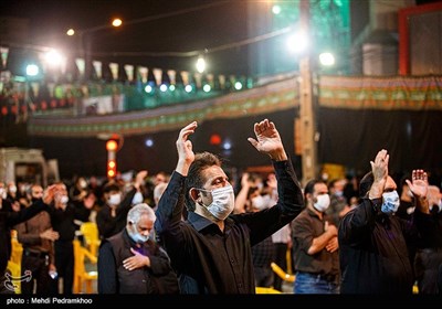 مراسم عزاداری شب عاشورای حسینی حسینیه ثارالله اهواز
