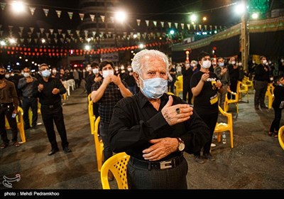 مراسم عزاداری شب عاشورای حسینی حسینیه ثارالله اهواز