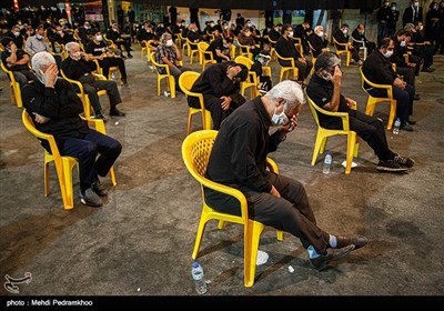 مراسم عزاداری شب عاشورای حسینی حسینیه ثارالله اهواز