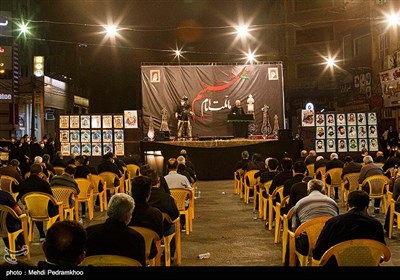 مراسم عزاداری شب عاشورای حسینی حسینیه ثارالله اهواز