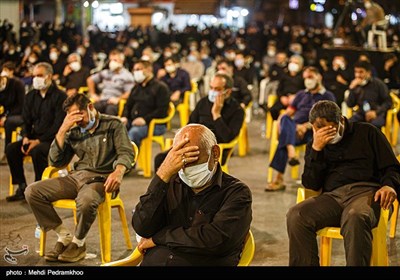 مراسم عزاداری شب عاشورای حسینی حسینیه ثارالله اهواز