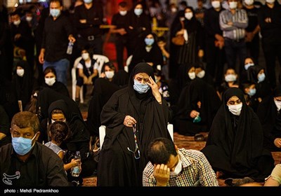 مراسم عزاداری شب عاشورای حسینی حسینیه ثارالله اهواز