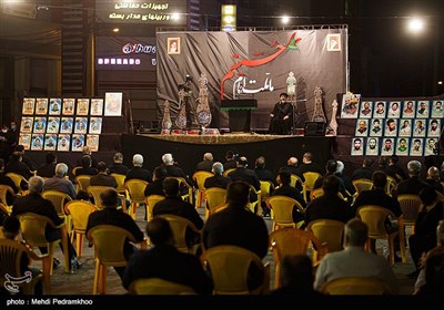 مراسم عزاداری شب عاشورای حسینی حسینیه ثارالله اهواز