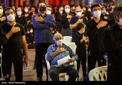 مراسم عزاداری شب عاشورای حسینی حسینیه ثارالله اهواز