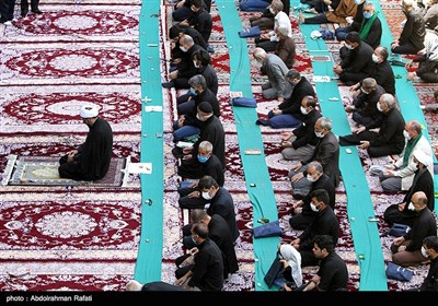 مراسم عزاداری عاشورای حسینی در مسجد جامع همدان