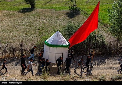 عزاداری عاشورای حسینی در روستای افیل اهر