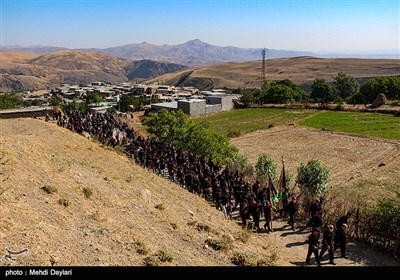 عزاداری عاشورای حسینی در روستای افیل اهر