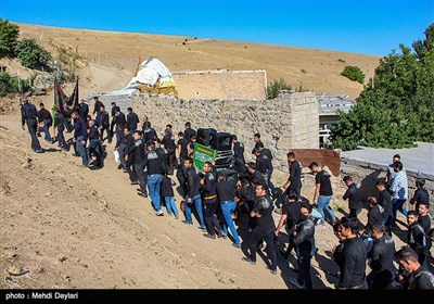 عزاداری عاشورای حسینی در روستای افیل اهر