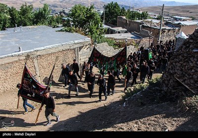 عزاداری عاشورای حسینی در روستای افیل اهر