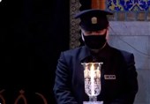 عشق و ارادت به شمس الشموس/ عشق خادمان رضوی به امام رئوف + فیلم